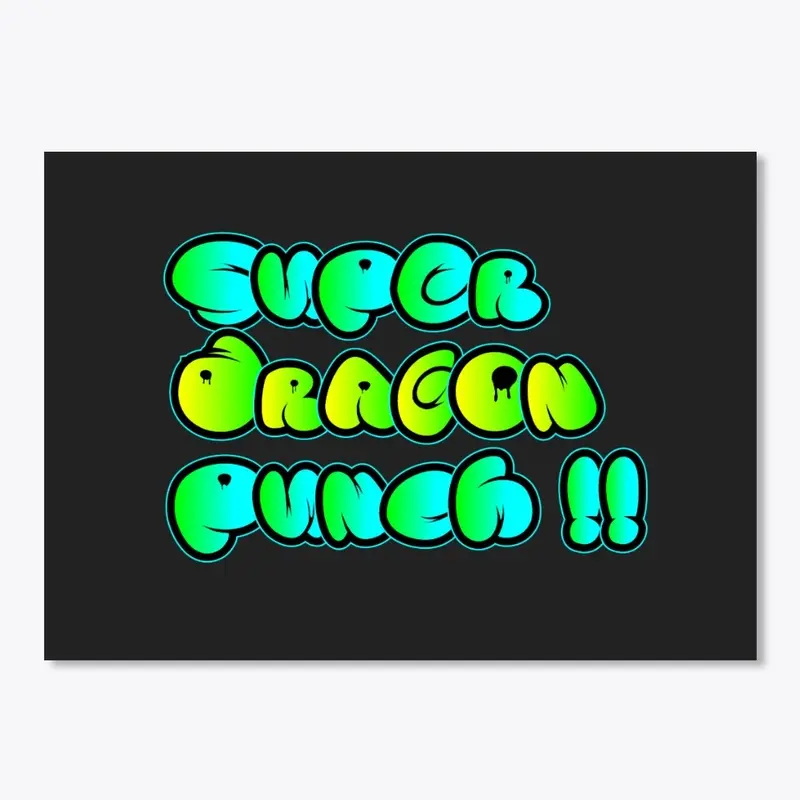 Super Dragon Punch!! - Bubble Logo